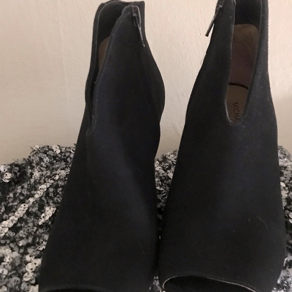 Michael by Michael Kors suede open toe shooties - Picture 3 of 4